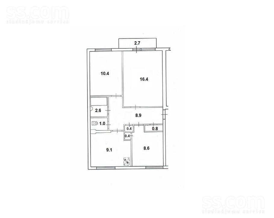 Latgales 5, Rundēni, Ludza un raj., Rundēnu pag. — dzivoklis