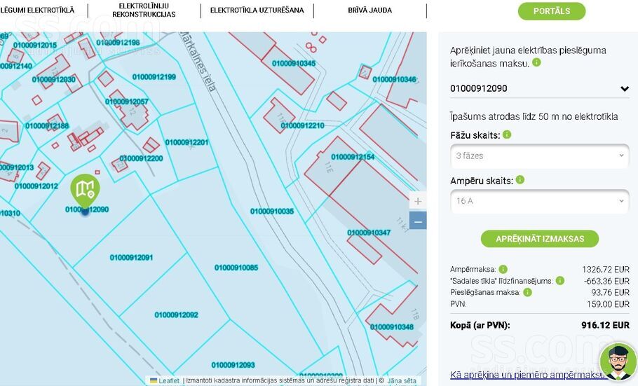 Mārkalnes, Rīga — zeme