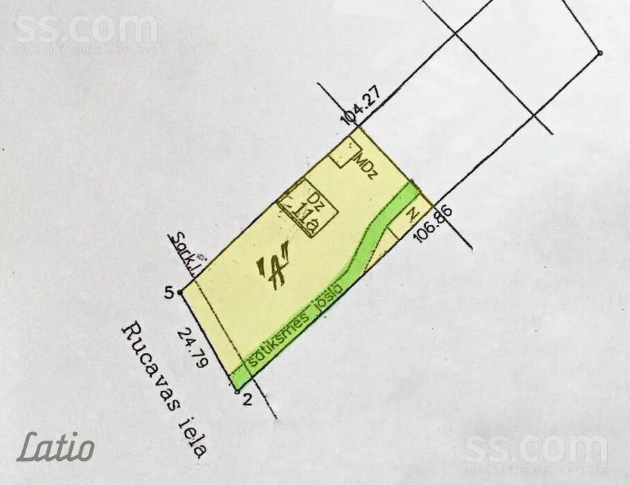 Rucavas, Rīga — zeme