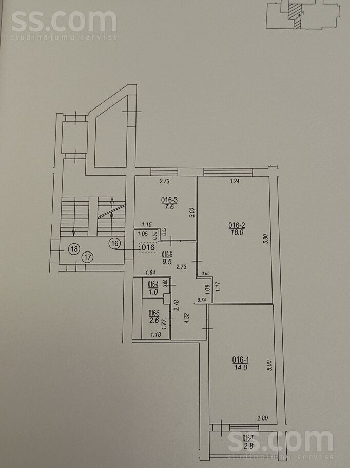 Meža iela 4, Rēzekne un raj., Rēzekne — dzivoklis