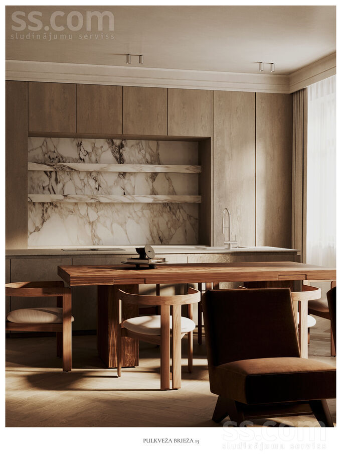 Pulkv. Brieža 15, Rīga — dzivoklis