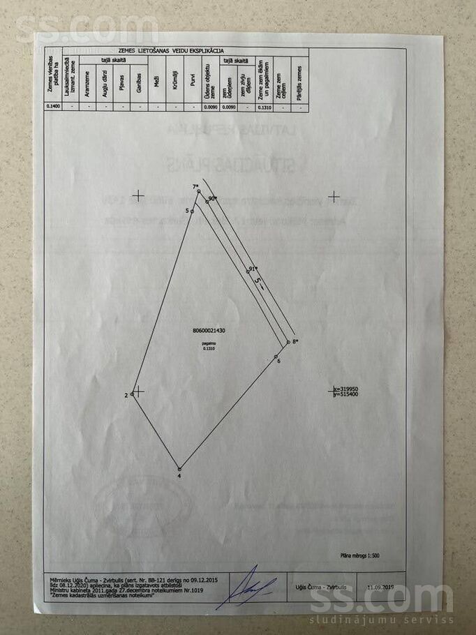 Mākoņu 17, Bukulti, Rīgas rajons, Garkalnes nov. — zeme