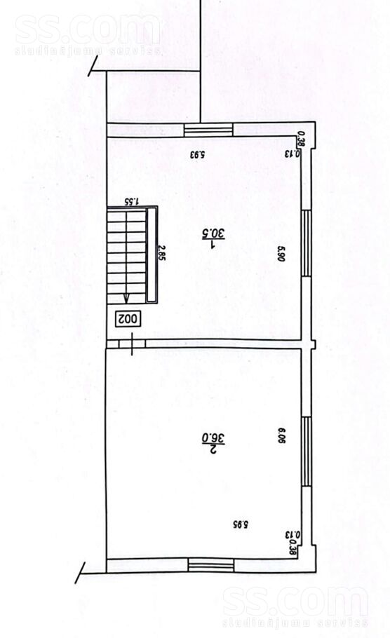 Kurzemes iela 9a, Tukums un raj., Tukums — telpa