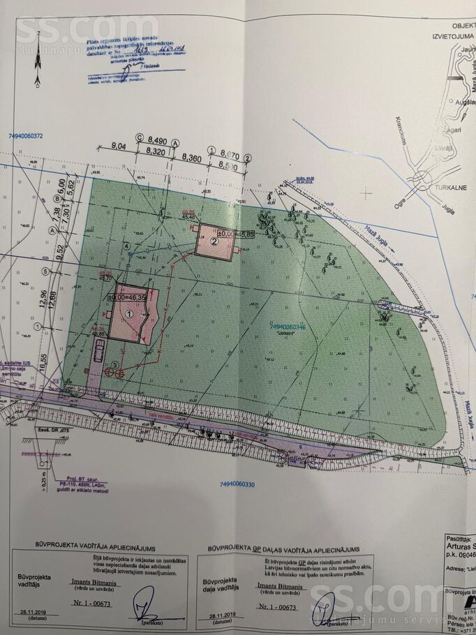 Lielkalni, Tīnūži, Ogre un raj., Ikšķiles l. t. — maja