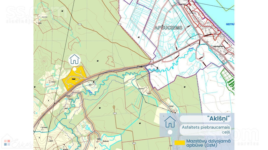 Alkšņi, Cērkste, Tukums un raj., Smārdes pag. — zeme