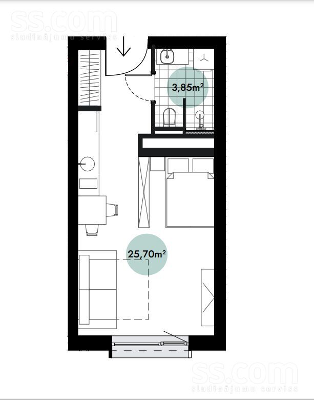Raņķa d. 5, Rīga — dzivoklis
