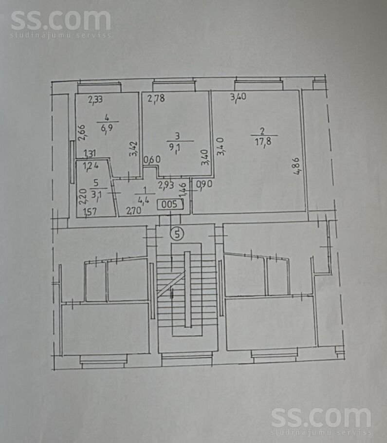 Bārtas iela 2, Nīca, Liepāja un raj., Nīcas pag. — dzivoklis