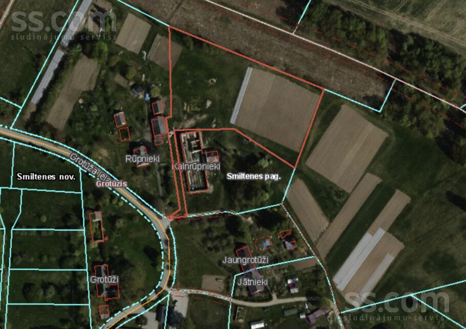 Saimnieki, Valka un raj., Smiltene — zeme