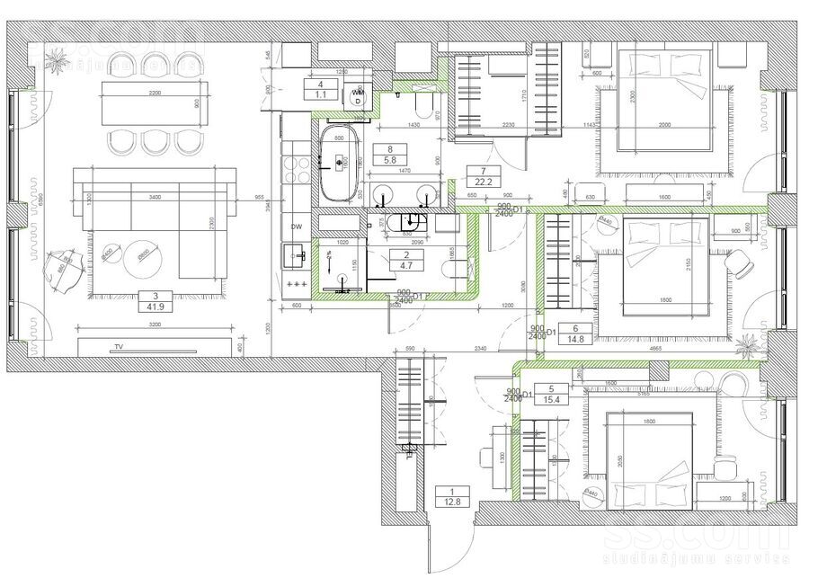 Strēlnieku 5, Rīga — dzivoklis
