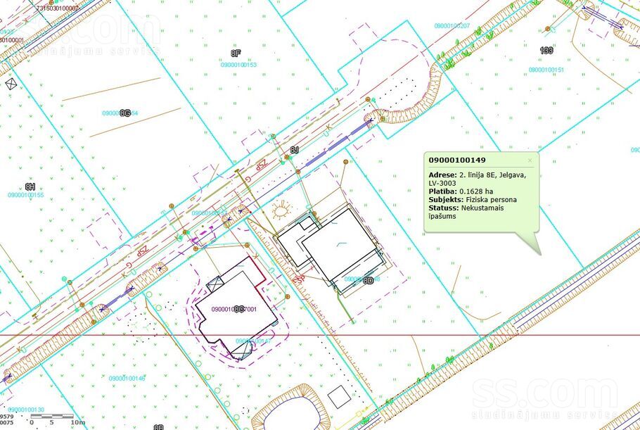 2.līnija 8e, Jelgava un raj., Jelgava — zeme