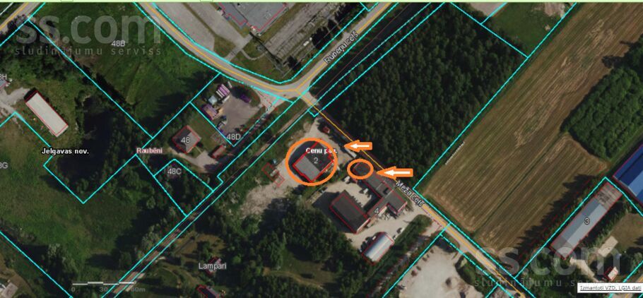 Meža ceļš 2, Raubēni, Jelgava un raj., Cenu pag. — telpa