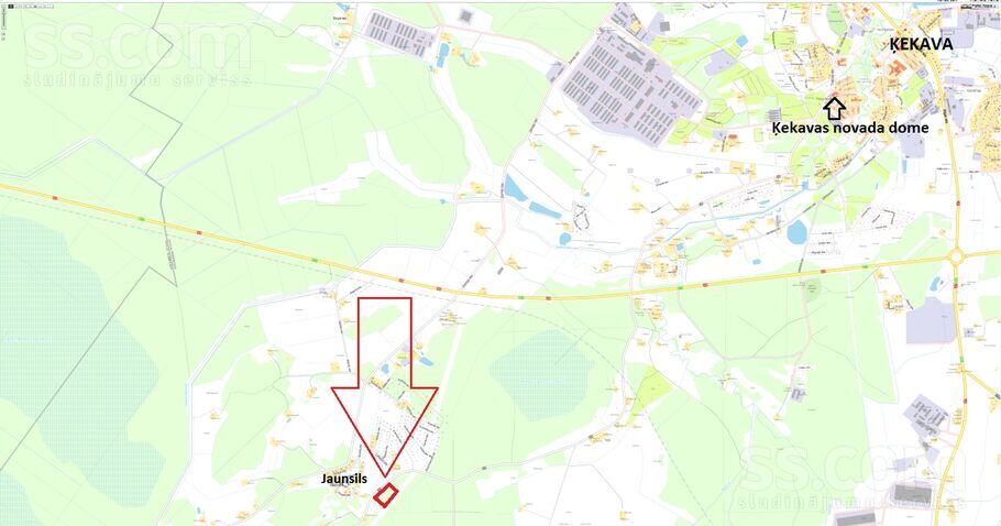 Laimes zeme, Jaunsils, Rīgas rajons, Ķekavas pag. — zeme
