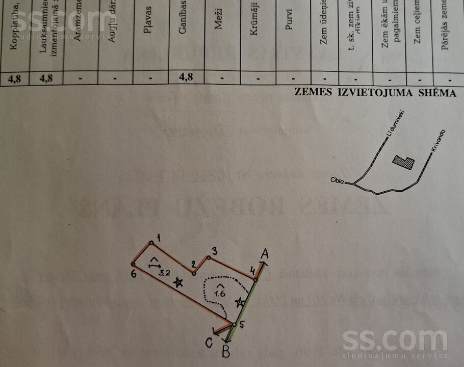 Babrova, Babrova, Ludza un raj., Līdumnieku pag. — zeme