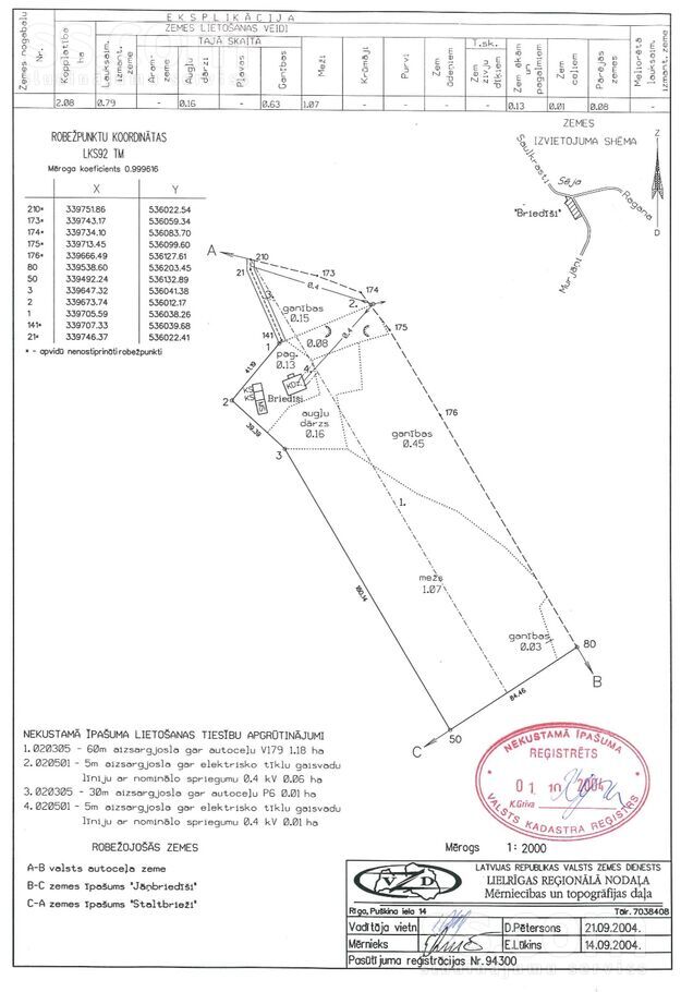 Briedīši, Sēja, Rīgas rajons, Sējas nov. — maja