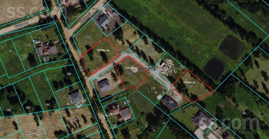 2.līnija 12j, Jelgava un raj., Jelgava — zeme