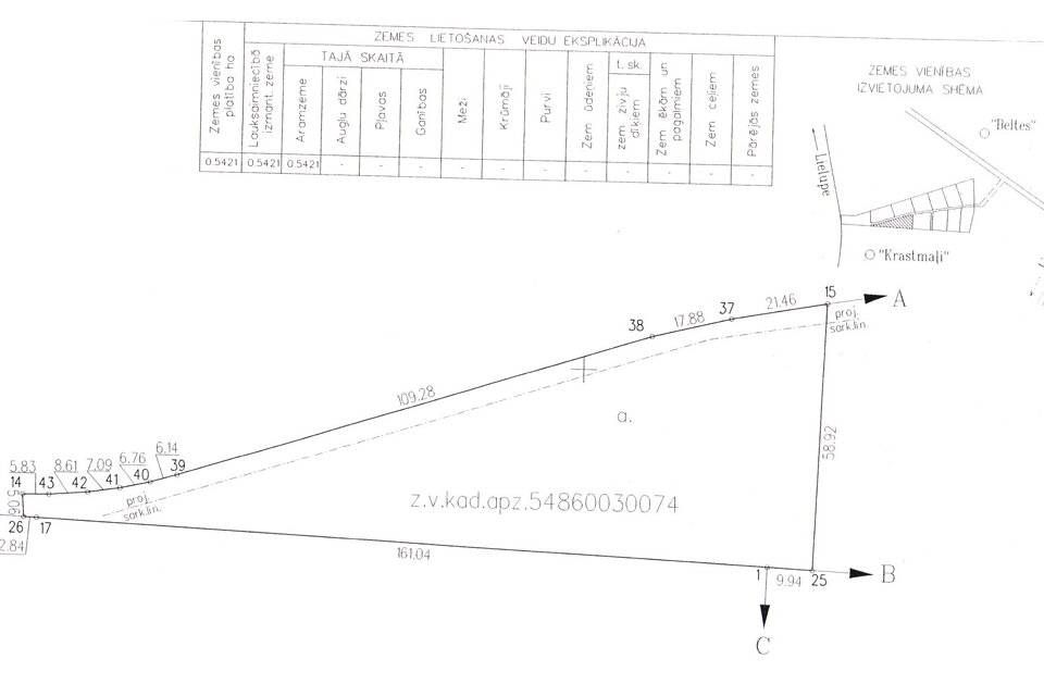 Līču ceļš 9, Jelgavas nov.