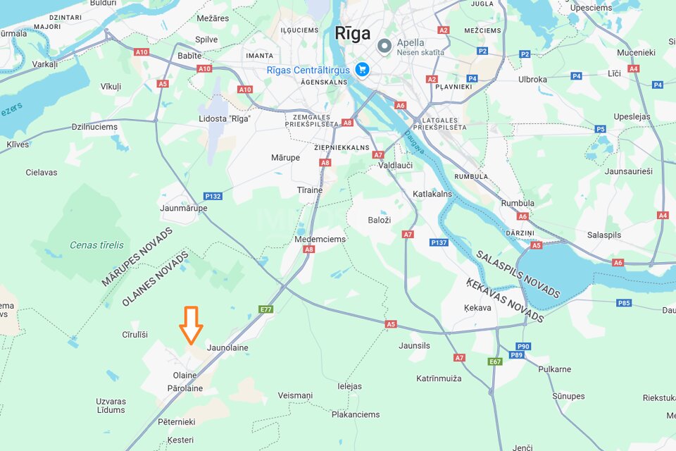 Grēnes, Olaines nov.