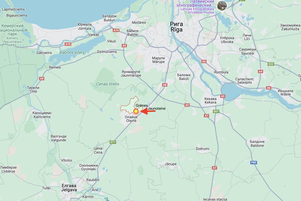 Grēnes, Olaines nov.