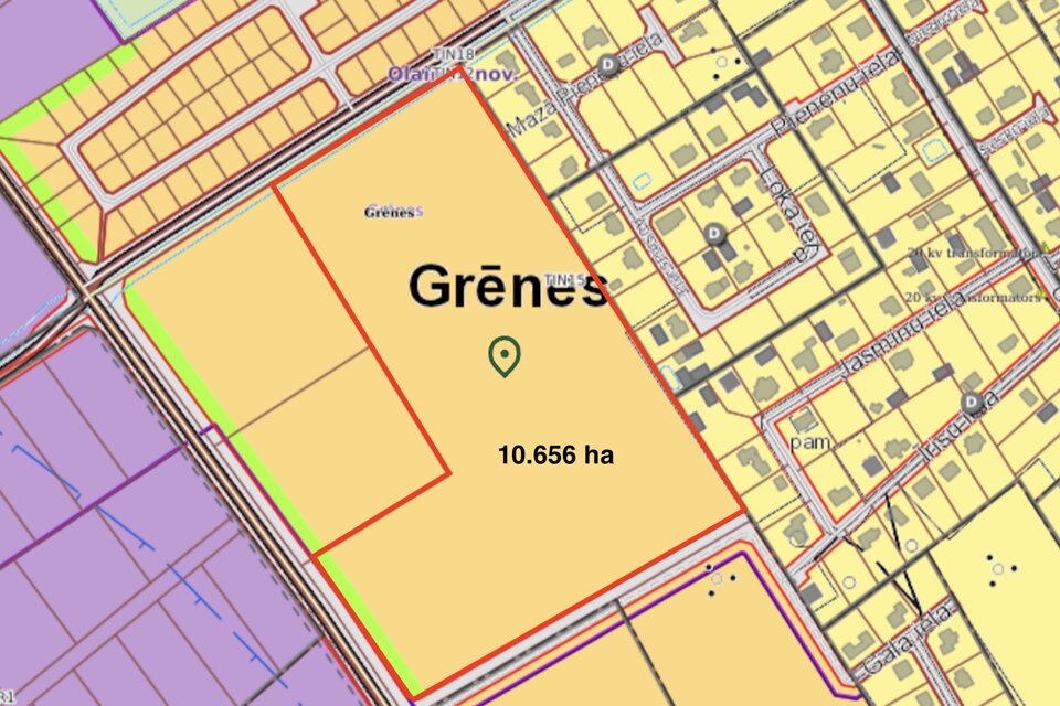 Grēnes, Olaines nov.