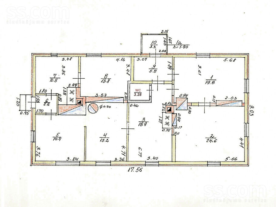 Tilta stūri, Vārpas, Rīgas rajons, Baldones l. t. — maja