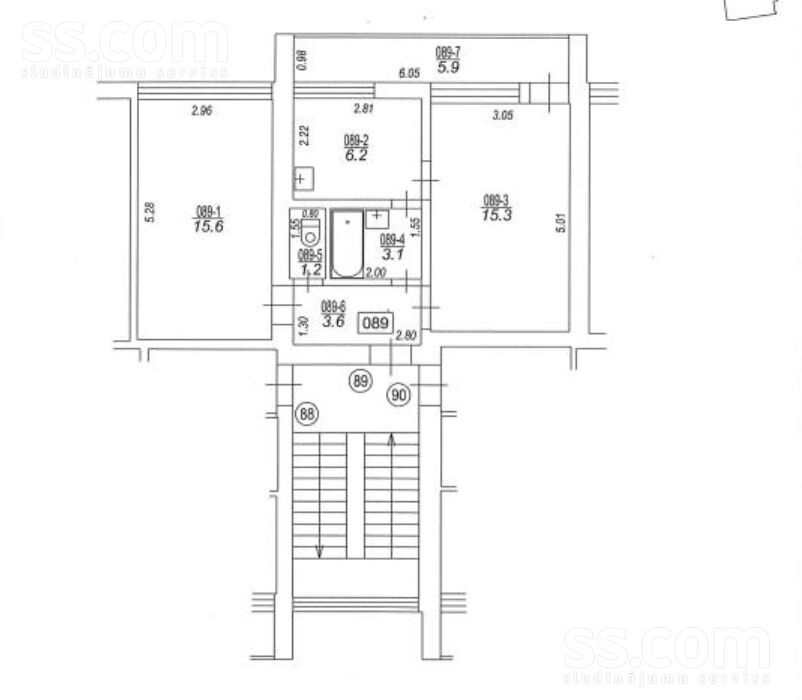 Maija 4, Liepa, Cēsis un raj., Liepas pag. — dzivoklis