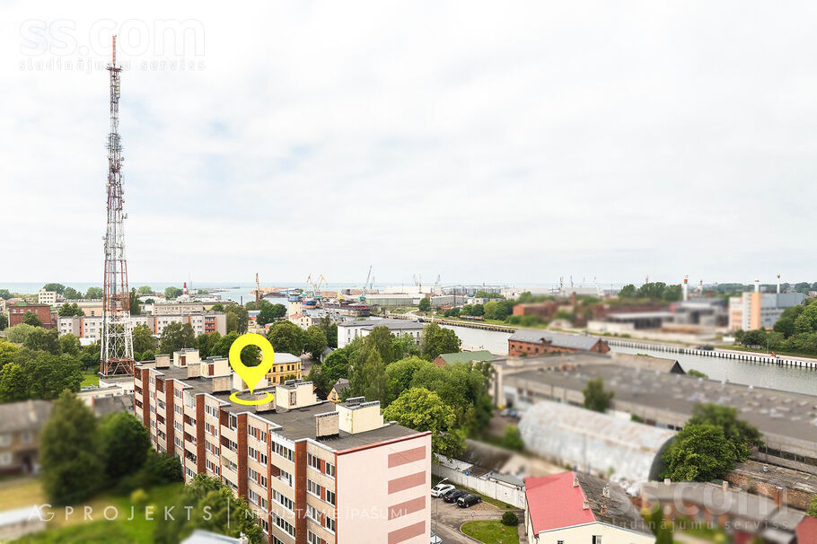 Krusta iela 1, Liepāja un raj., Liepāja — dzivoklis