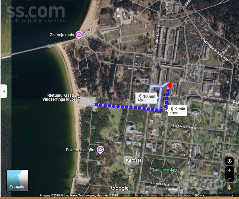 Atmodas Bulvāris 8v, Liepāja un raj., Liepāja — dzivoklis