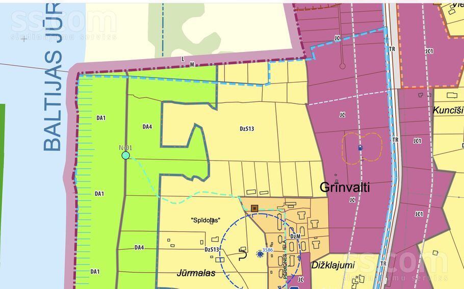 Grīnvalti 2, Liepāja un raj., Nīcas pag. — zeme