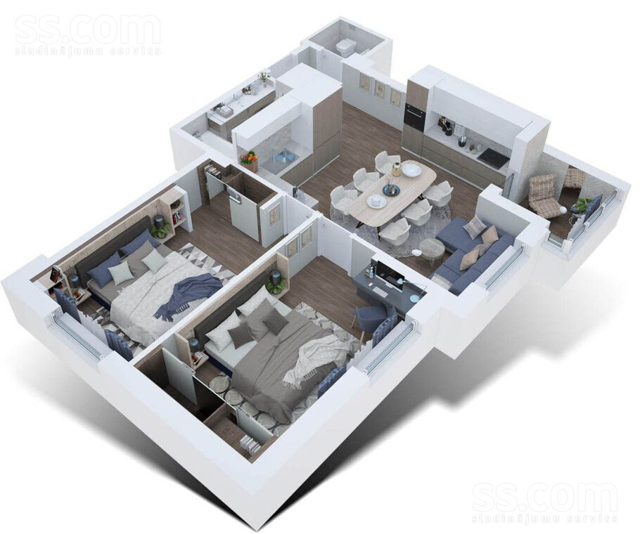 Bauskas 57, Rīga — dzivoklis