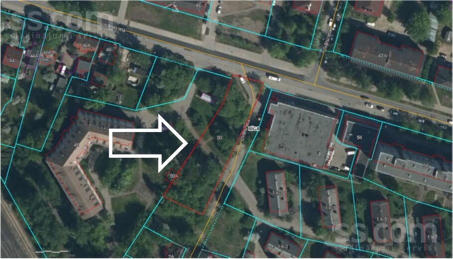 Lubānas 50, Rīga — zeme