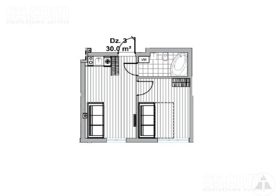 Dzelzceļa iela 3a, Jūrmala — dzivoklis