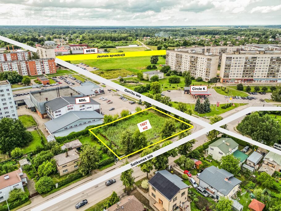 Ganību iela 51, Jelgava un raj., Jelgava — zeme