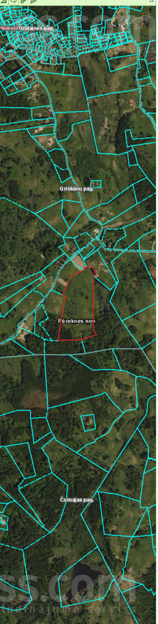 Jusu kalnini, Rēzekne un raj., Griškānu pag. — zeme