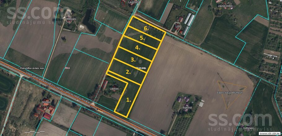 Nīca, Nīca, Liepāja un raj., Nīcas pag. — zeme