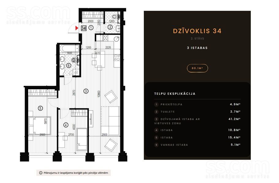 Brīvības gatve 201, Rīga — dzivoklis