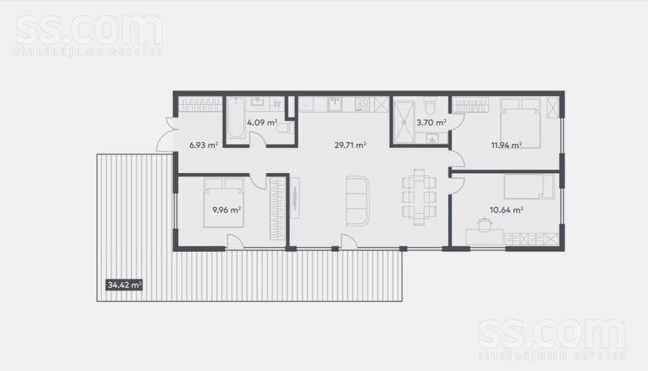 Dubultu prospekts 101, Jūrmala — dzivoklis