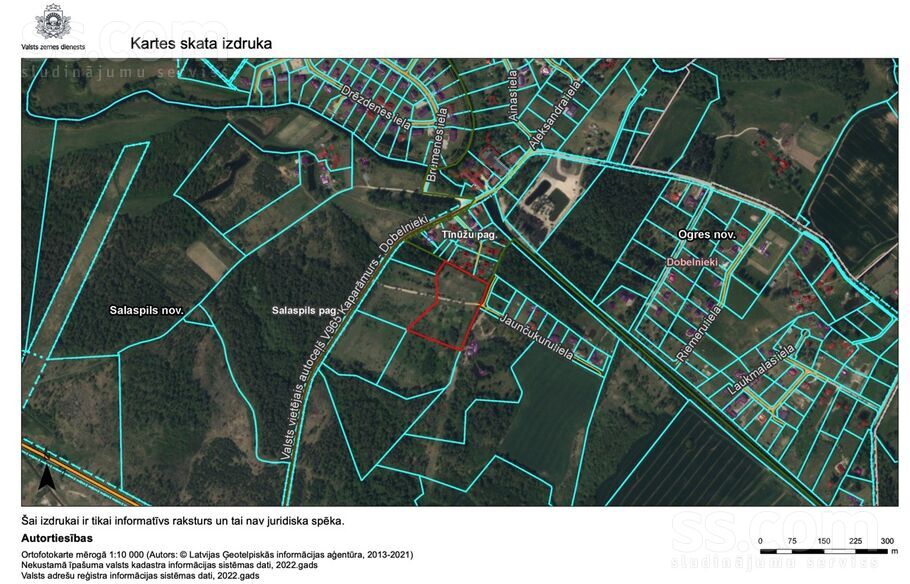 Dobelnieki, Rīgas rajons, Salaspils — zeme