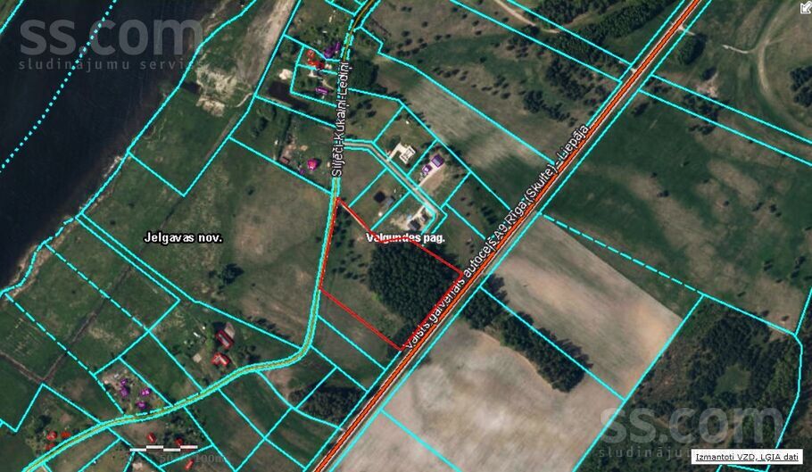 Jūrmalnieki, Tīreļi, Jelgava un raj., Valgundes nov. — zeme