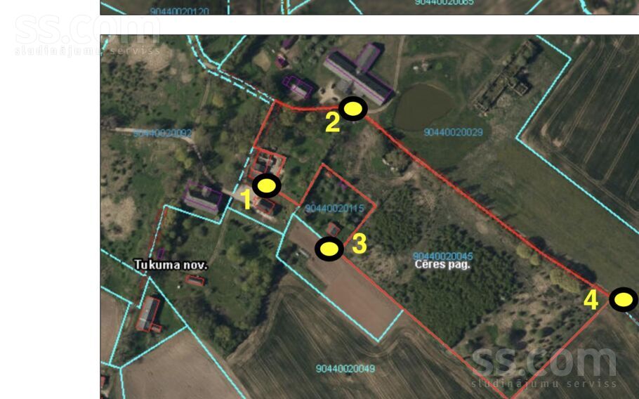 Jaundarziņu, Cēre, Tukums un raj., Cēres pag. — maja