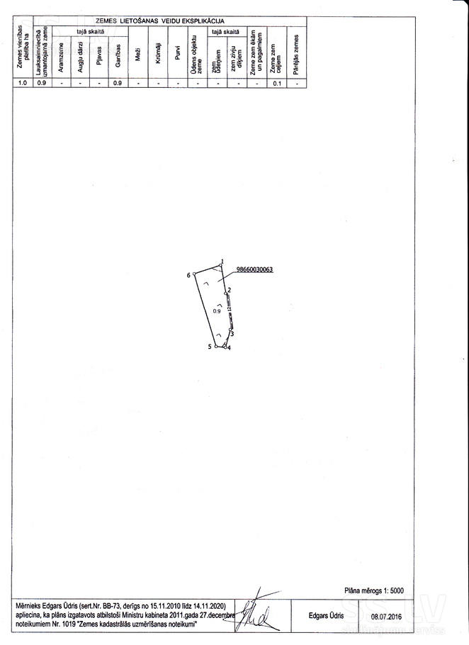 Tilti 2, Miķeļtornis, Ventspils un raj., Tārgales pag. — zeme