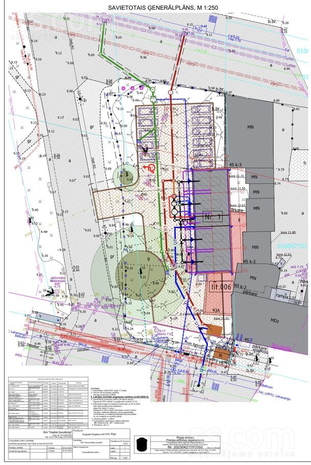 Deglava 43a, Rīga — zeme