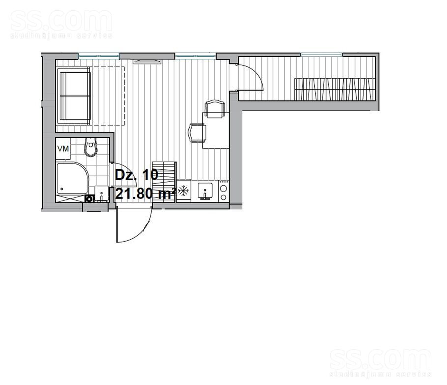 Dzelzceļa 3a, Jūrmala — dzivoklis