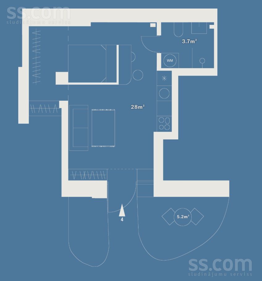 Alauksta 7, Rīga — dzivoklis