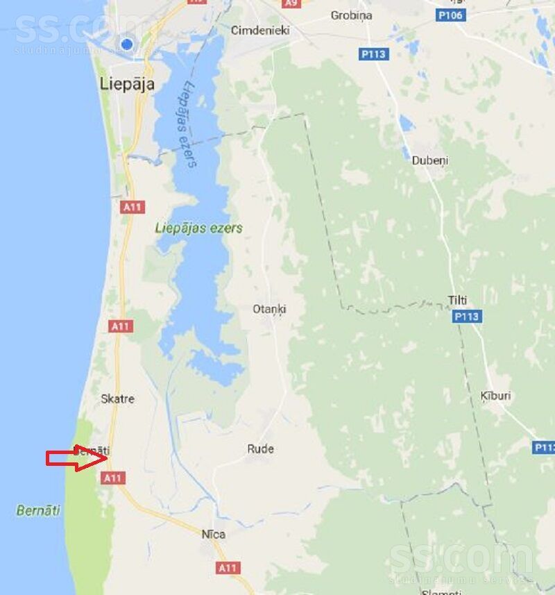 Bernāti, Bernāti, Liepāja un raj., Nīcas pag. — zeme