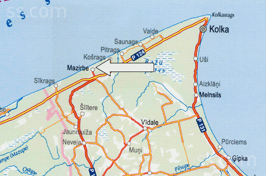 Mazirbe 1, Mazirbe, Talsi un raj., Kolkas pag. — zeme