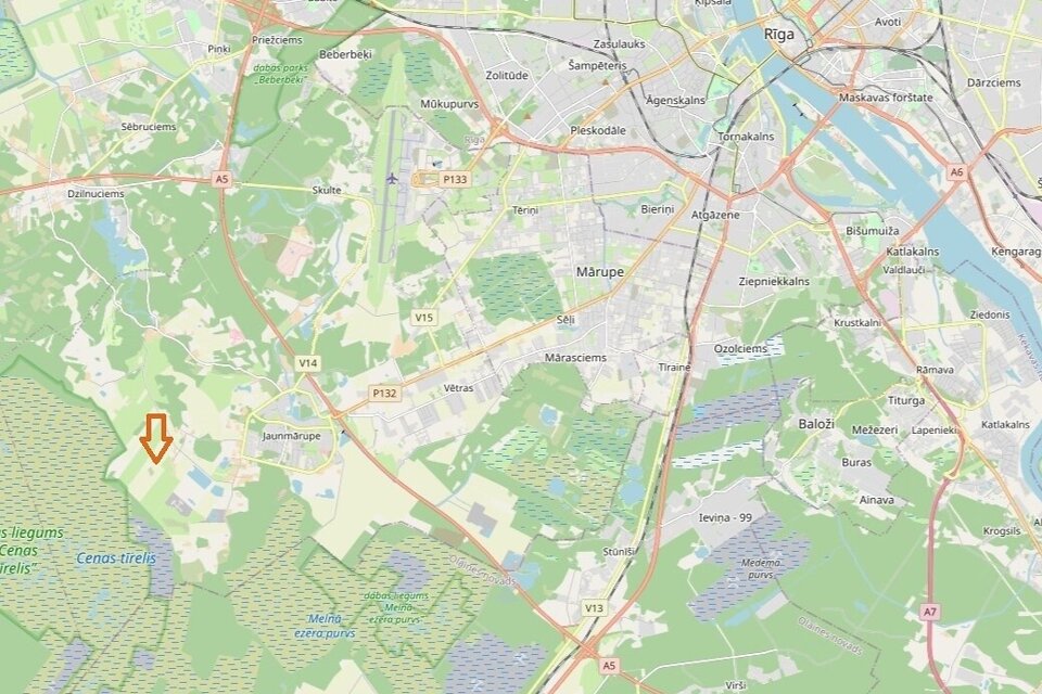 Saulgroži, Mārupe, Mārupes nov.