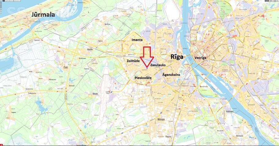 Šampētera 17, Rīga — zeme