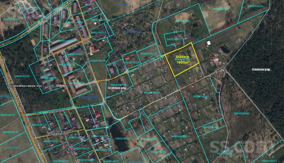 Diždārzi, Liepāja un raj., Grobiņa — zeme