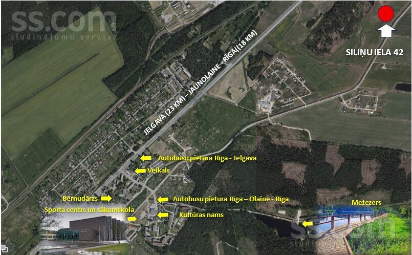 Siliņu iela 42, Lubauši, Rīgas rajons, Olaines pag. — zeme