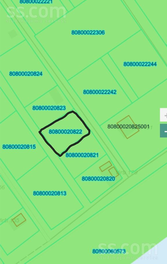 Virši 181, Virši, Rīgas rajons, Olaines pag. — zeme